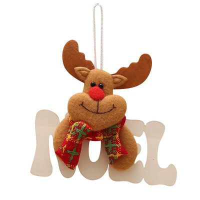 

Gobestart Christmas Ornaments Gift Santa Claus Snowman Tree Toy Doll Hang Decorations