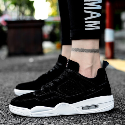 

Winter air cushion sports shoes mens tide shoes Korean version of the trend of basketball shoes shock absorbers students increase casual running shoes