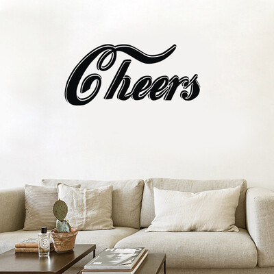 

〖Follure〗Cheers Removable Art Vinyl Mural Home Room Decor Wall Stickers
