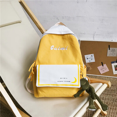 

Scaffold schoolgirl ins canvas schoolbag Korean version high school Japanese Department backpack Fashion College Studentsschoolba