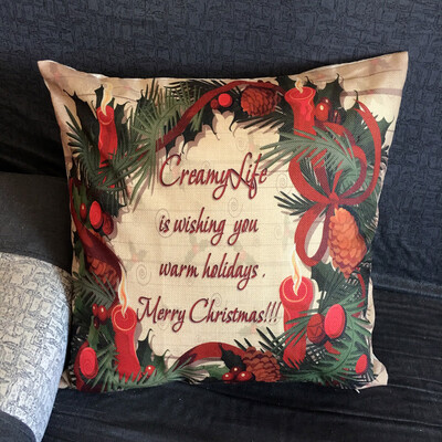 

Tailored Christmas Pillow Case Sofa Waist Throw Cushion Cover Home Decor A