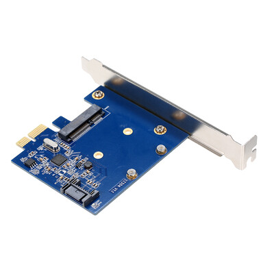 

PCIe To MSATA SSD & SATA30 Combo Expansion Card Controller Converter For PC Desktop
