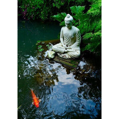 

5D DIY Full Drill Diamond Painting Buddha Statue Cross Stitch Mosaic Kits