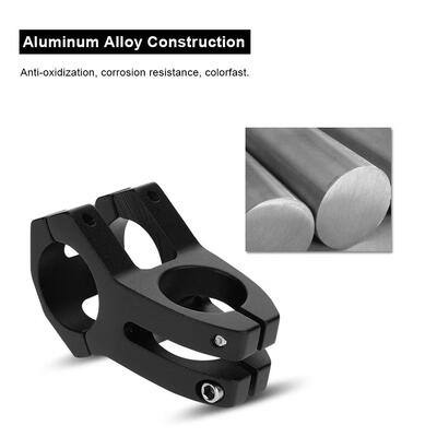 

Greensen Durable Aluminum Alloy Road Mountain Bike Bicycle Handlebar Stem 318mm Accessory Bicycle Stem Mountain Bike Stem