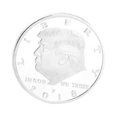 

President Donald Trump Sculpture Non-currency Bitcoin Commemorative Coin