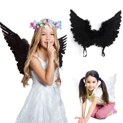 

Fashion Party Feather Angel Wings Photography Props Kids Adult Cosplay