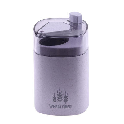 

Wheat Straw Portable Hand Press Toothpick Box Dinning Room Toothpick Can