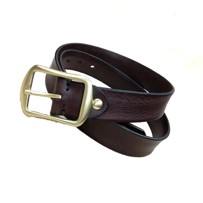 

Mens belt 35 wide imported top layer cowhide copper buckle belt simple wild casual mens belt