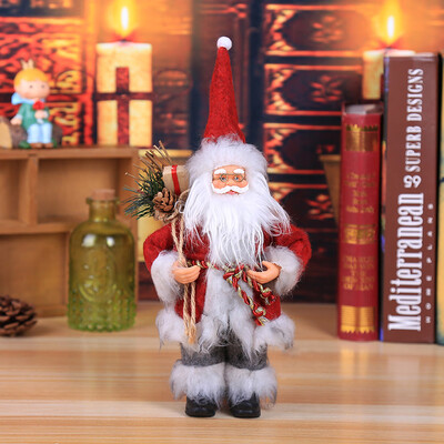 

Toponeto Christmas Santa Claus Doll Toy Christmas Tree Ornaments Decoration