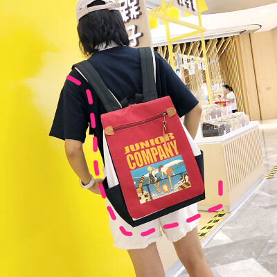 

Ins Wind Bag Female Korean chic School Students Backshoulder Bag