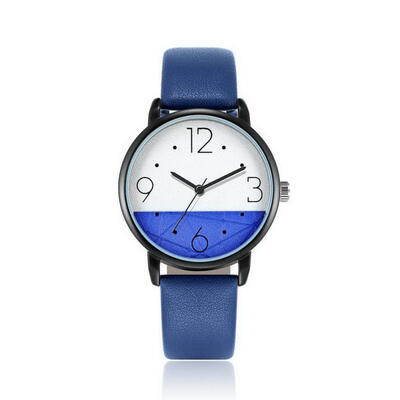 

Fashion Leather Men Watches Simple Casual Male Quartz Wristwatches With Four Figures