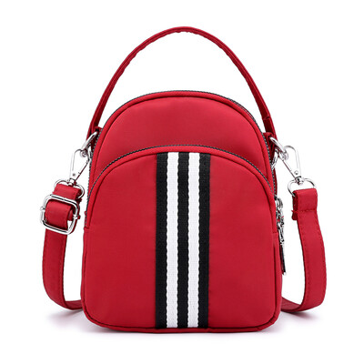 

Mobile phone bag canvas womens single-shoulder bag leisure multi-function mini-messenger bag small change bag