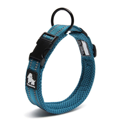 

Adjustable Pet Soft Comfy Reflective Dog Collar Breathable nylon Mesh QFY
