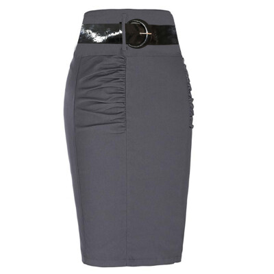 

Roseonmyhand Women Vintage Dress Womens Wear to Work Stretchy Office Pencil Skirts