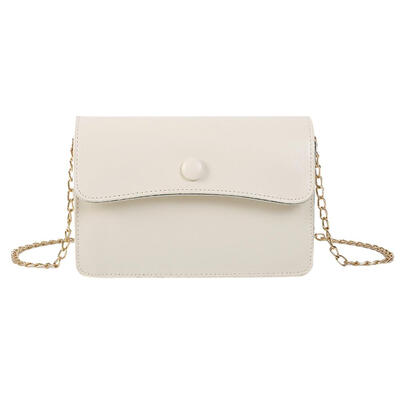 

Solid Color Clutch Women Leather Shoulder Messenger Small Square Flap Bags