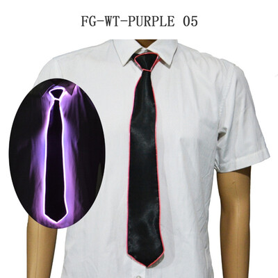 

5 Color Design Light EL Tie Light Up LED Tie Glowing Party Decoration For DJ Bar Club Cosplay Show Halloween