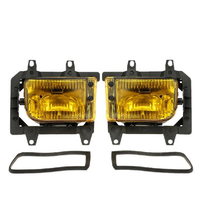 

Pair of Left & Right Front Fog Light Transparent Plastic Lens Kit for BMW E30 3-Series 1985-1993