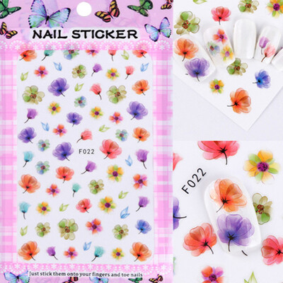 

〖Follure〗3D Major Design Nail Art Foil Stickers Transfer Decal Tips Manicure DIY