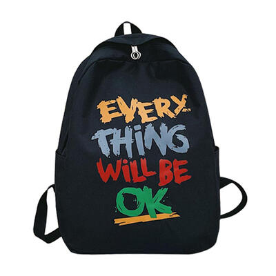 

Fashion Letter Print Travel Backpacks Canvas Women School Bags Big Knapsack