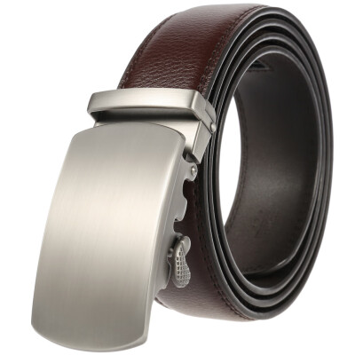 

Two-layer leather belt manufacturers new business automatic buckle belt foreign trade LY25-1064-1