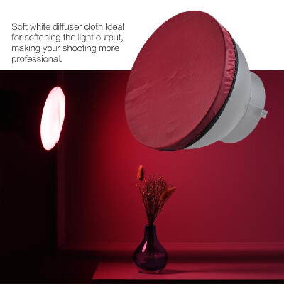 

Photography Light Soft Diffuser Cloth Kit for 7" 180mm Standard Studio Strobe Reflector 5 ColorsSet