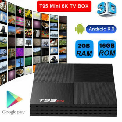 

6K Smart TV Box T95 MINI 2G16G For Android 90 WiFi Quad Core 3D Media Player