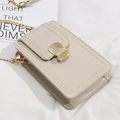 

Shangxinyang temperament 2019 new fashion hundred lap oblique satchel simple chic chain mobile phone bag