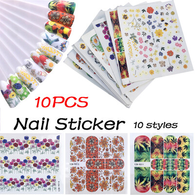 

〖Follure〗DIY Nail Applique Adhesive Flower Rattan Nail Sticker Lace Design Nail Paste