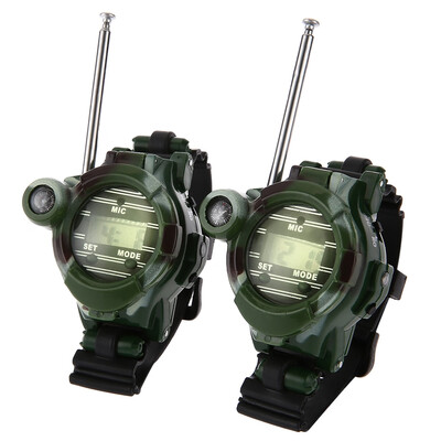 

2pcs 7 in 1 Walkie Talkie Watch Camouflage Style Children Toy