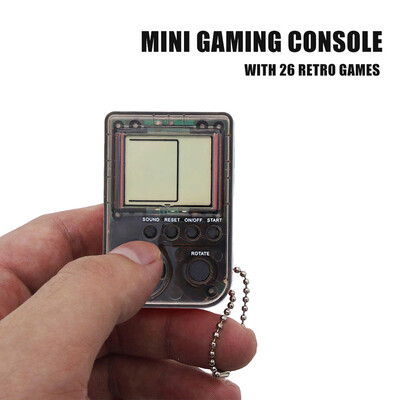 

Mini Gaming Console Portable Mini Handle with 26 Retro Games LCD Screen Birthday Gift for Kids