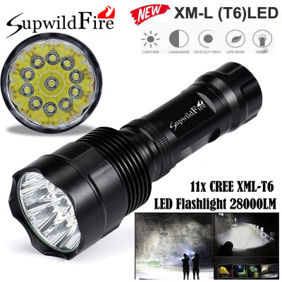 

Saidsome Super Bright 28000Lm 11x XM- T6 LED 5-Mode 18650 Flashlight Torch Light Lamp flashlight lamp