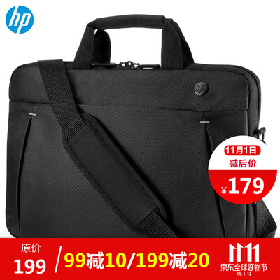 

HP hp 14-inch fashion business multi-function computer bag shoulder portable briefcase black 2SC65AA
