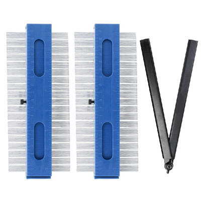 

2-in-1 Contour Gauge Copy Gauge Duplicator Wood Marking Tool Tiling Laminate Tiles