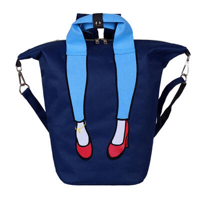 

Multifunction Women Mini Backpack Nylon High Heel Print Shoulder Bags