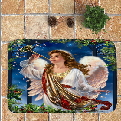 

Tailored Merry Christmas Welcome Doormats Indoor Home Carpets Decor 40x60CM