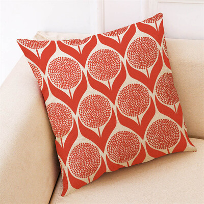 

Gobestart Line Pattern Pillowcase Linen Sofa Cushion Cover Home Decoration Pillowcase
