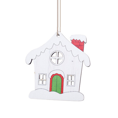 

Tailored Home Decor Gifts Wooden Pendant Christmas Tree Ornament Party Hanging Decor