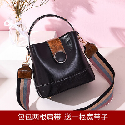 

Bag womens fashion bucket bag texture small ck shoulder western style Messenger bag mother portable large capacity