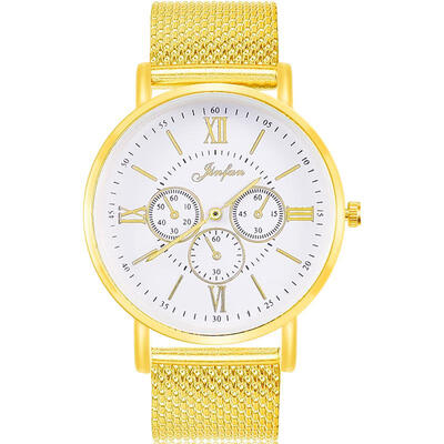

Relogio Feminino Gold Minimalist Watch Mesh Band Stainless Steel Analog Quartz Wristwatch Women Lady Female Luxury Watches