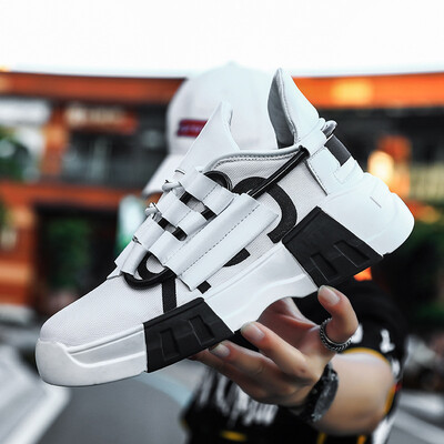 

Trendy wild old shoes mens high-heeled shoes white shoes