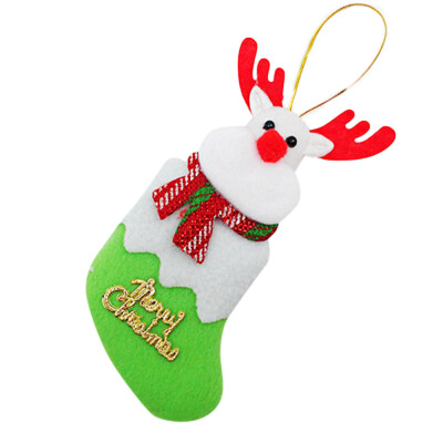 

Tailored 1PC Christmas Small Socks Ornament Hanging Pendant Embellishment Decoration