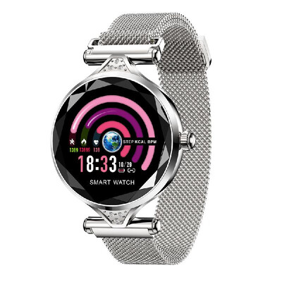 

H1 Intelligent Women Fashion Watch IP67 Waterproof Heart Rate Blood Pressure Sleeping Quality Monitor Watch Fitness Sports Color D