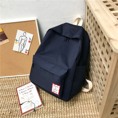 

ins-style double-shoulder bag womens Korean high-school college students simple&easy-to-use campus original sink ulzzang