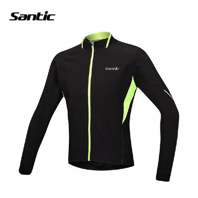 

Santic Winter Long Sleeve Bicycle Coat Thermal Cycling Jacket