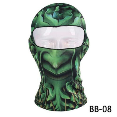 

Outdoor Motorcycle Full Face Mask Animal Thin Cycling Sport Protection Gear 3D