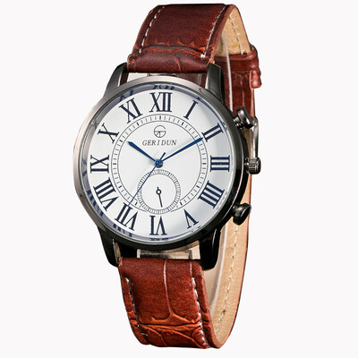 

Hot domestic watches pu men&women business quartz watch Roman watches mens models