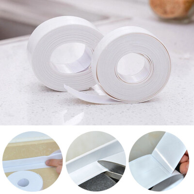 

320cm PVC Sink Basin Crack Gap Kitchen Corner Trim Tape Waterproof Sealing Strip