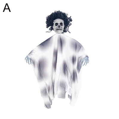 

Halloween Scary Hanging Skull Ghost Ornament Party Haunted House Bar Decoration