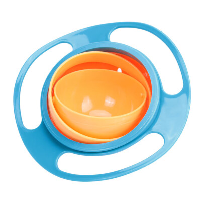 

Baby Feeding Dish Cute Baby Gyro Bowl Universal 360 Rotate Spill-Proof Bowl