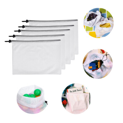 

〖Follure〗5pcs Reusable Produce Bags Washable Bags Shopping Vegetable Fruit Toys Storage